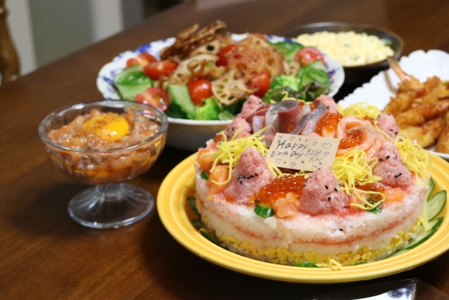 寿司ケーキ