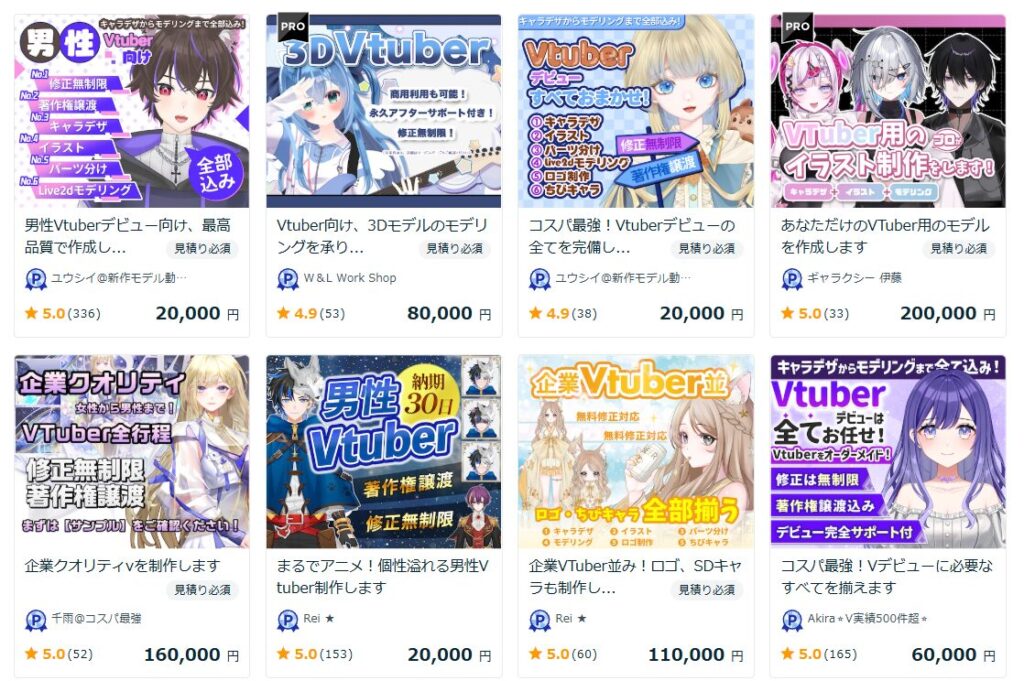 ココナラなら明朗会計で安心して依頼できる