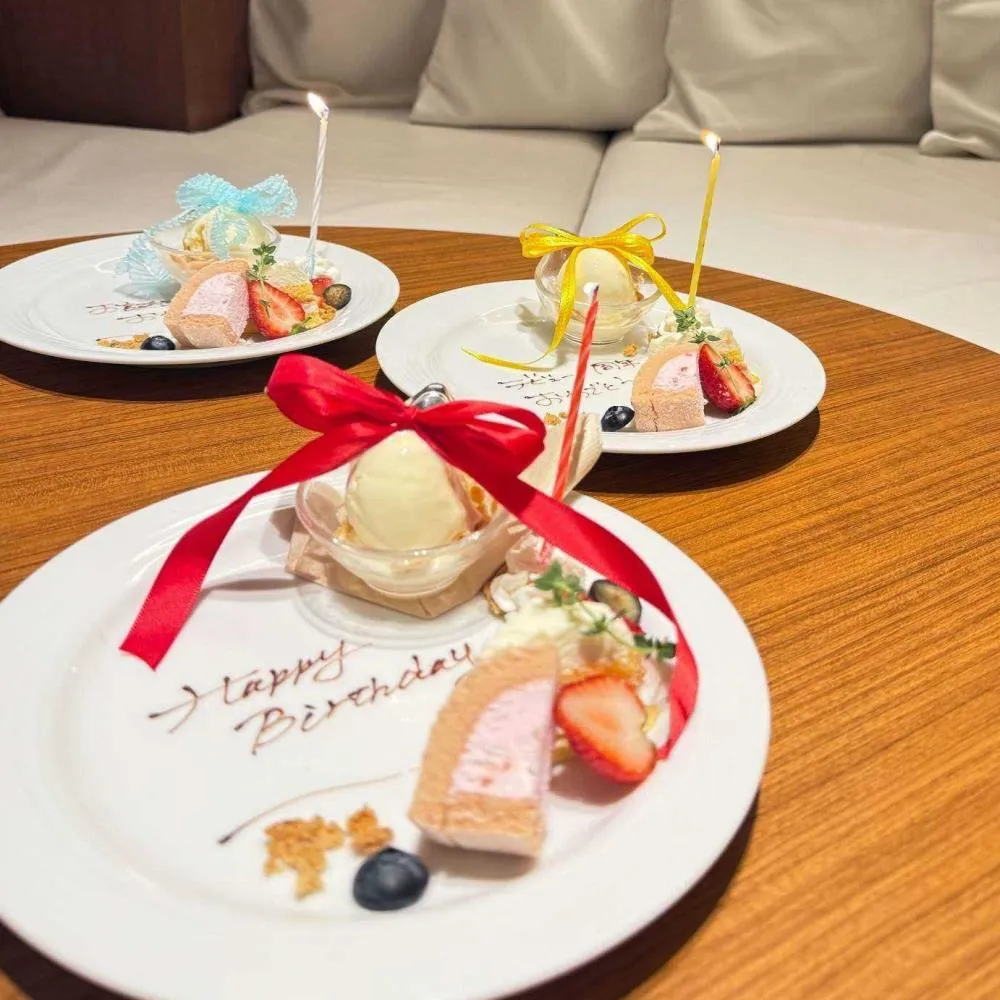 yuso推しプラン★推しカラーデザートプレート+選べるデリごはん+カフェ1杯+メッセージ(お1人様1皿ずつ推しカラーデザート)