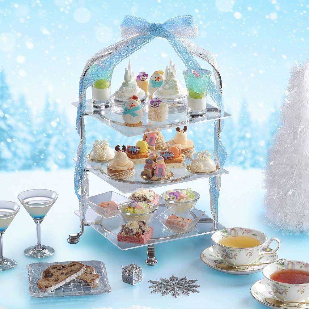 美しい雪の世界なアフタヌーンティー