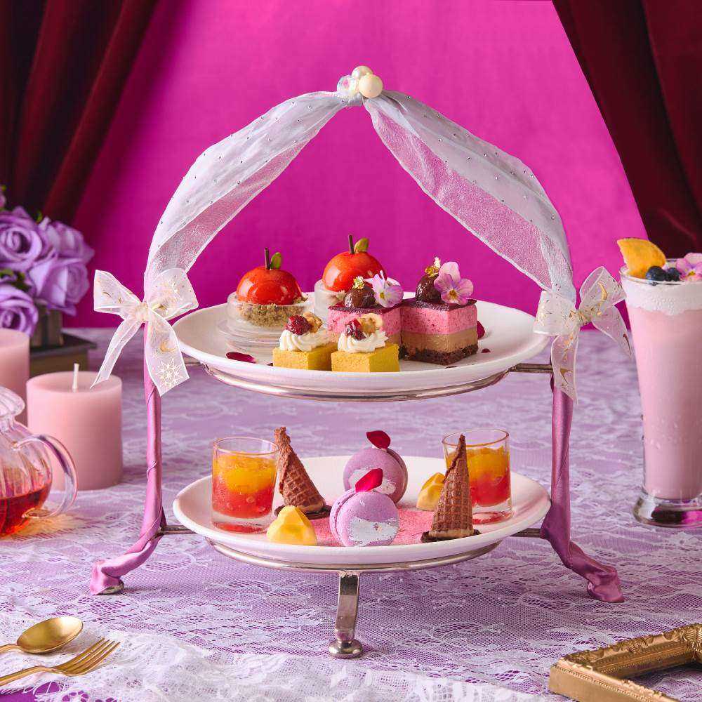 スイート・マジックアフタヌーンティースタンド+選べる7色カクテル&カフェ4,400円