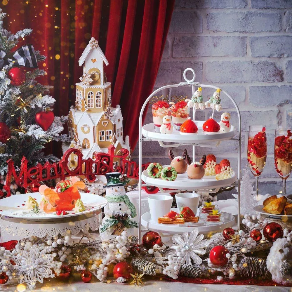 非日常感たっぷりクリスマスアフタヌーンティー