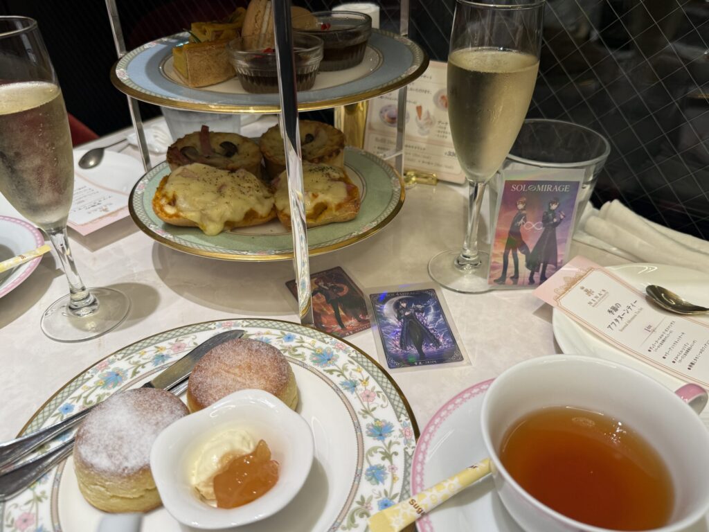 ル サロン ド ニナス 日比谷のアフタヌーンティー1段目（一番下）