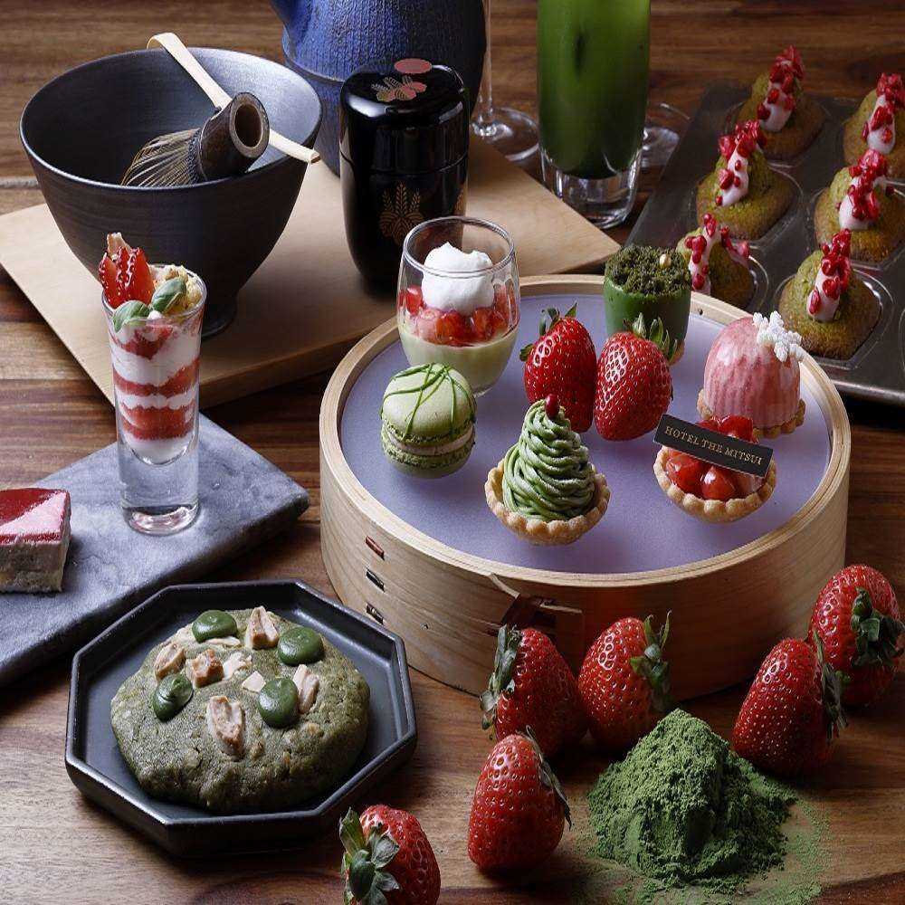 【二条城前駅】FORNI｜宇治抹茶と京都産いちごを味わう上質アフタヌーンティー