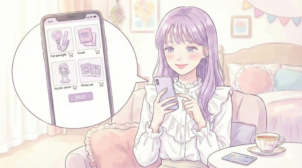 グッズは事前購入がおすすめ