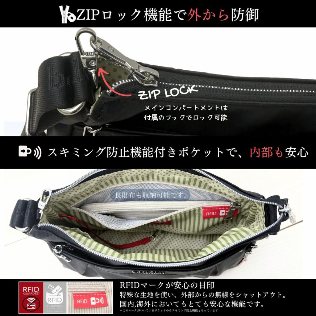 外側から情報を盗ませない「RFIDブロック」