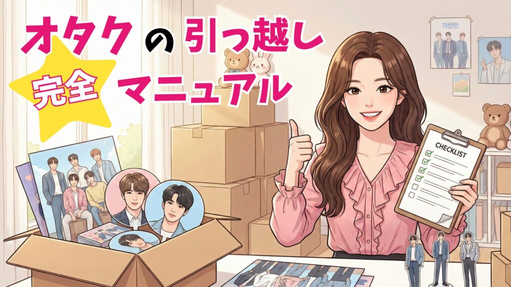 オタク女子の引っ越し完全ガイド｜推しグッズを守る梱包・整理・チェックリスト