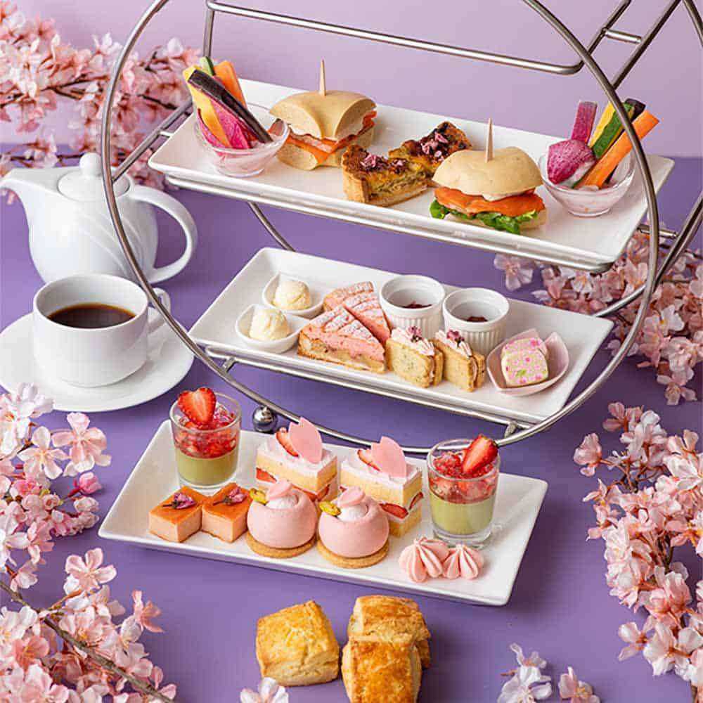 【新宿】ラウンジ サウスコート|新宿の絶景で楽しむ桜アフタヌーンティー