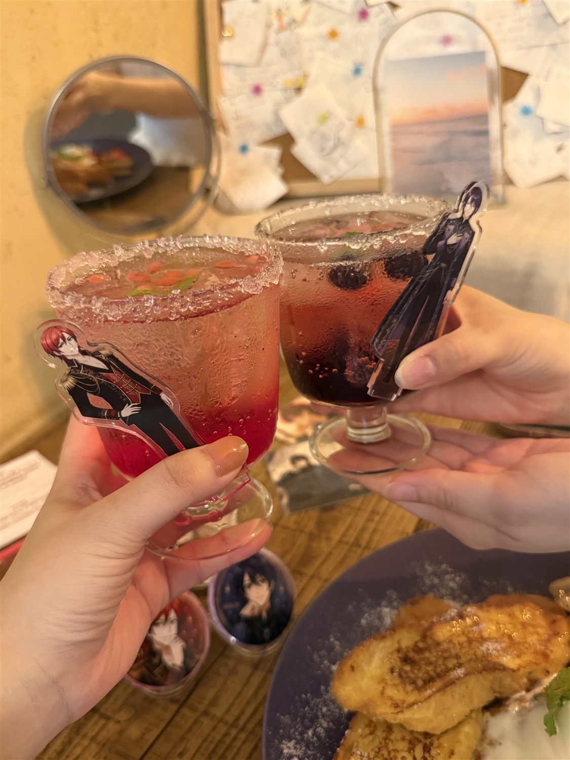 The3rd.Shibuya（ザサード シブヤ）の推しカラードリンクで乾杯する縦型カット