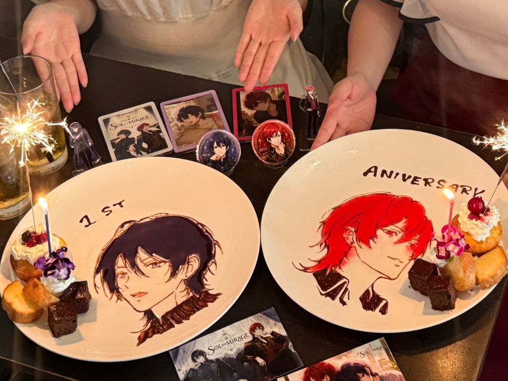 東京基地 離 スペイン坂店で2キャラ分の記念日プレート