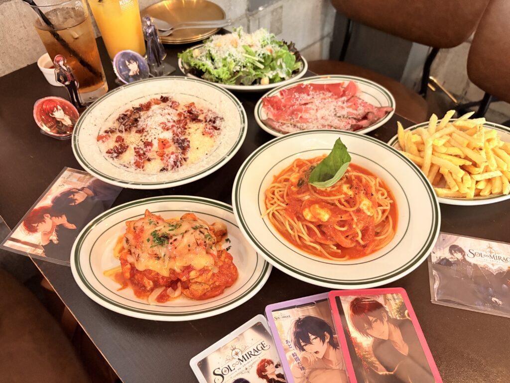 前菜からメインまで満足の全8品